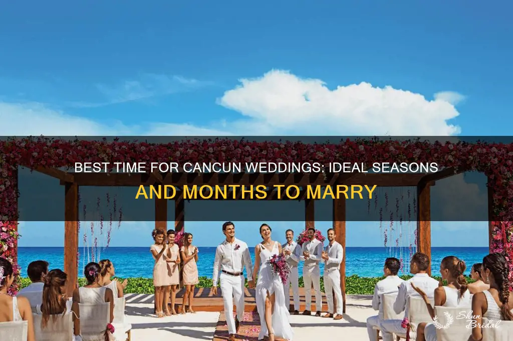 when do people have weddings in cancun typically