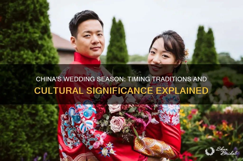 when do people in china have weddings