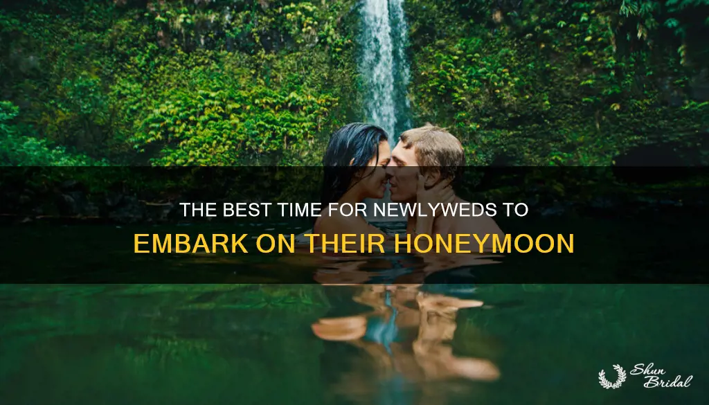 when do people leave on their honeymoon