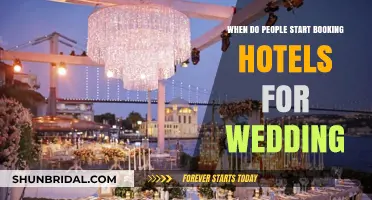 When Do Couples Begin Booking Hotels for Their Wedding?