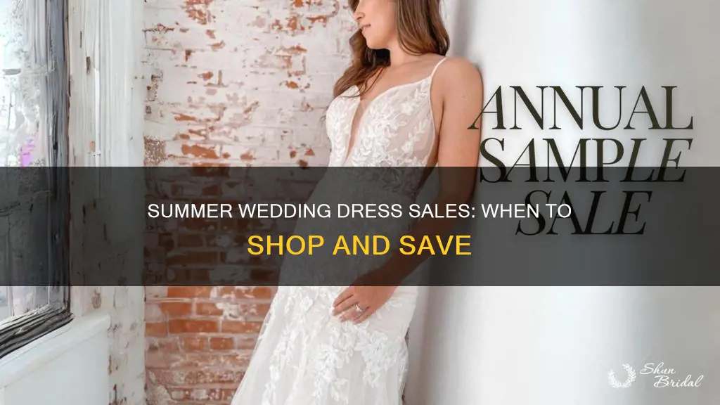 when do summer wedding dresses go on sale