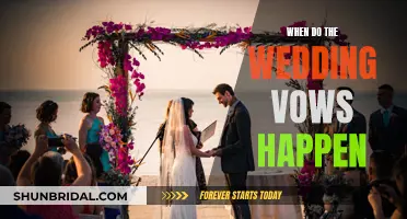 The Ceremony's Highlight: Wedding Vows