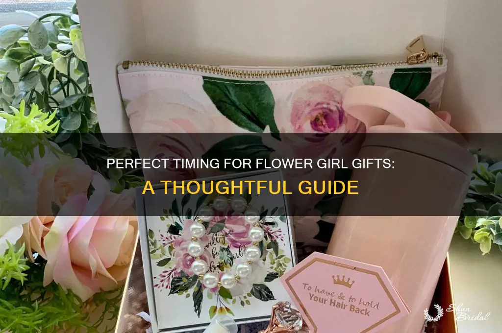 when do we give flower girls their gifts