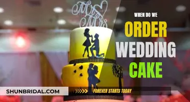 Wedding Cake Orders: Timing is Everything