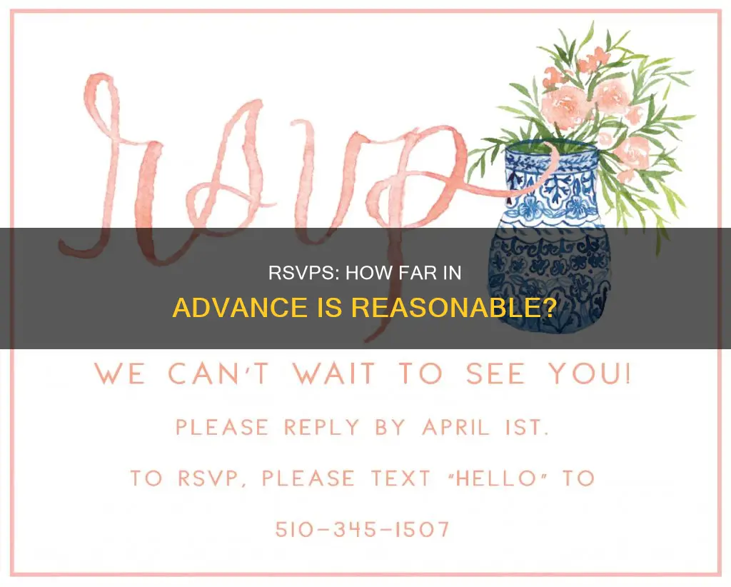 when do we want rsvp reply for wedding