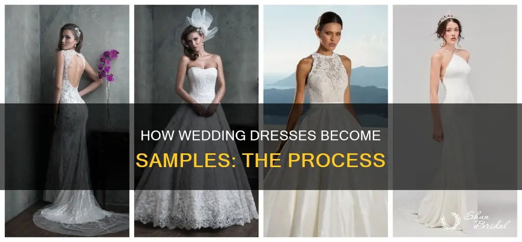 when do wedding dresses become samples