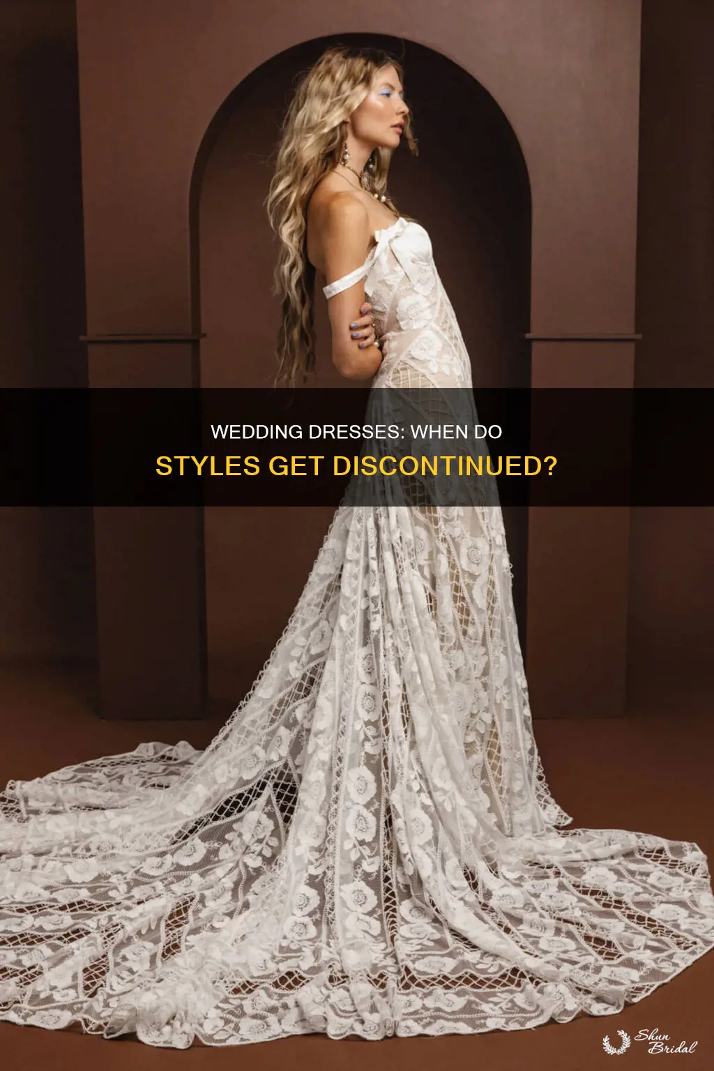 when do wedding dresses get discontinued