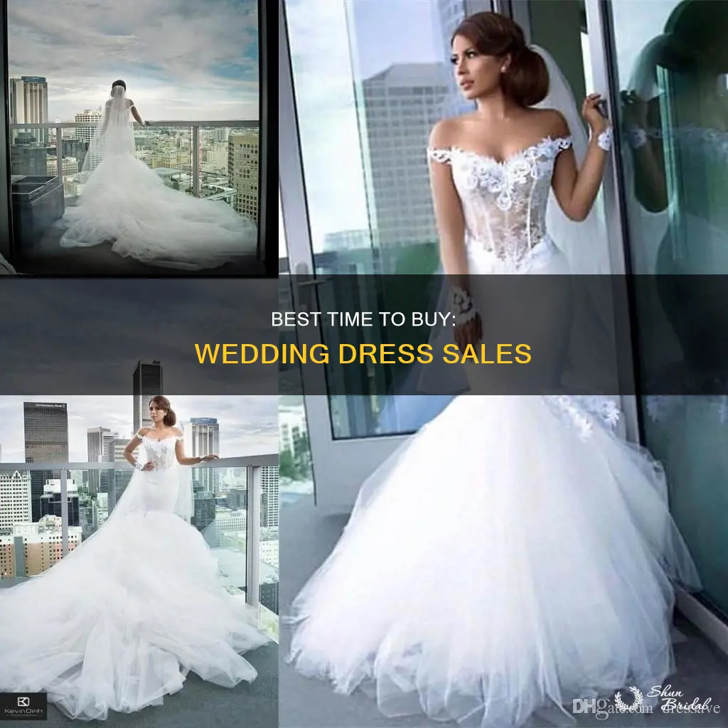 when do wedding dresses go on the best sale