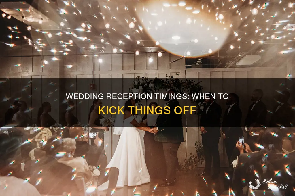 when do wedding receptions start