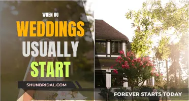 Weddings: The Usual Start Time and Why