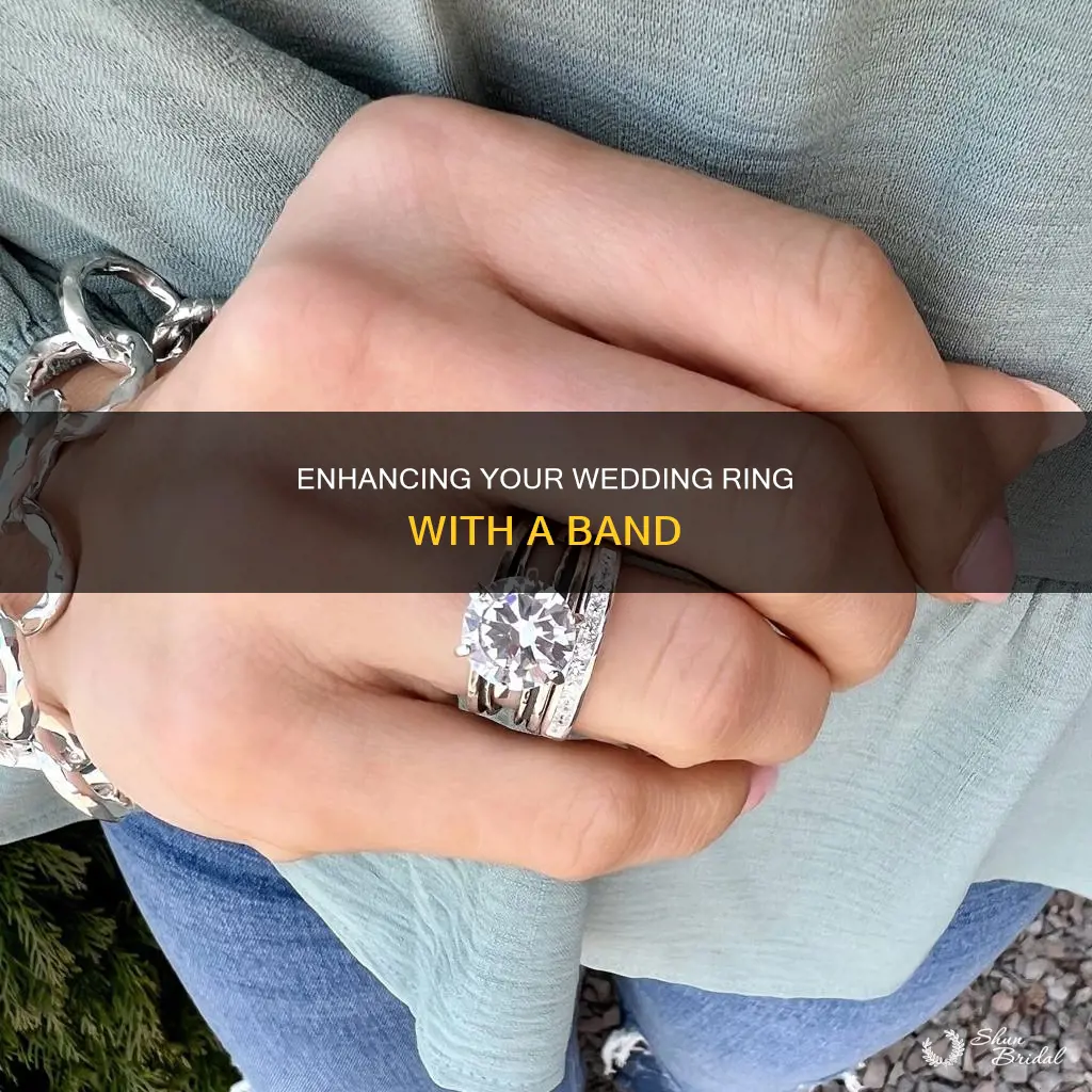 when do you add a band to your wedding ring