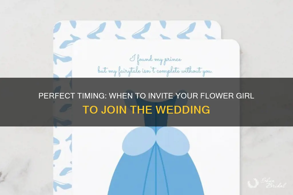 when do you ask someone to be your flower girl
