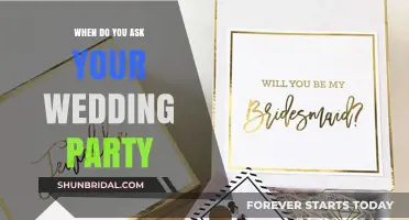 Perfect Timing: When to Ask Your Wedding Party to Join You