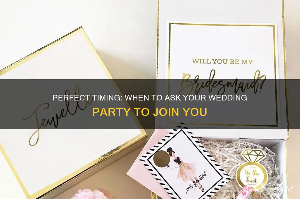 when do you ask your wedding party