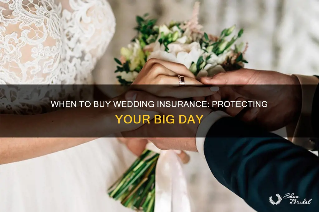 when do you buy wedding insurance