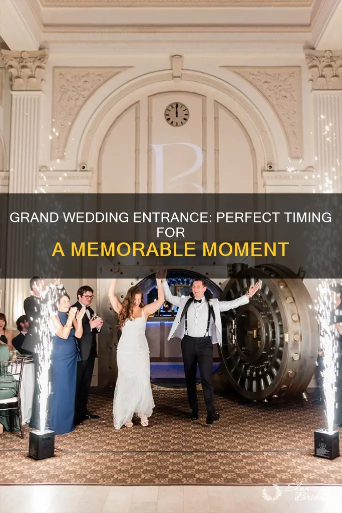 when do you do grand entrance at wedding reception