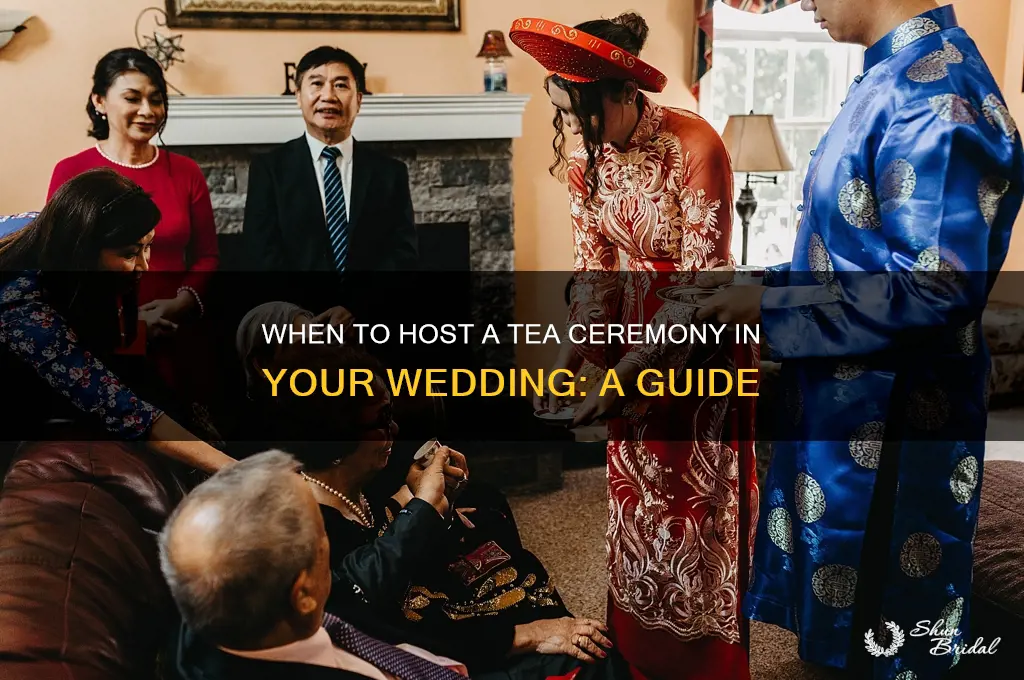when do you do the tea ceremony in a wedding