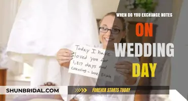 Perfect Timing: When to Exchange Wedding Day Notes for Maximum Emotion