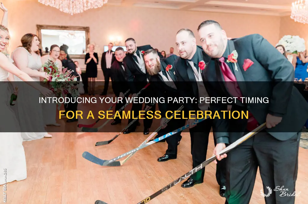 when do you introduce wedding party