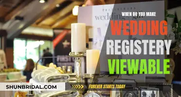 The Perfect Timing for Your Wedding Registry Viewability