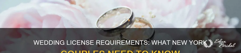 when do you need a wedding license in ny