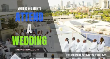 Weddings: When to Attend and Why You Should Go