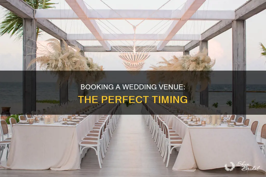 when do you need to book a wedding venue