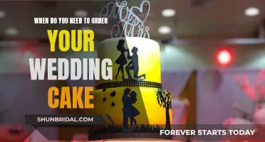 Wedding Cake: When to Order for the Big Day