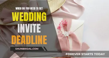 Wedding Invite Deadlines: When to Set the RSVP Date