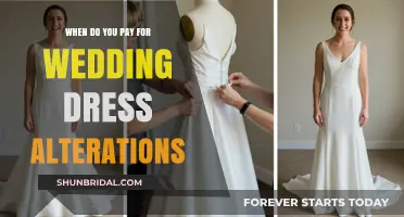 Wedding Dress Alterations: When to Pay and What to Expect