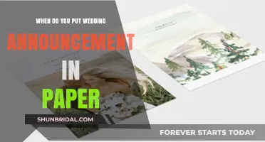 Announcing Your Wedding: The Perfect Timing for Newspaper Publication