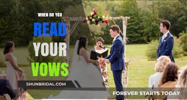 The Perfect Moment: When to Read Your Wedding Vows
