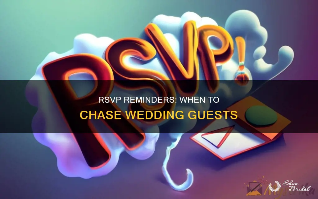 when do you remind ppl to rsvp for wedding