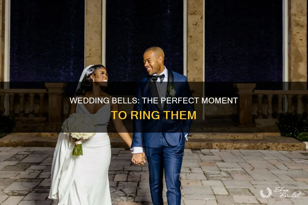 when do you ring bells at a wedding