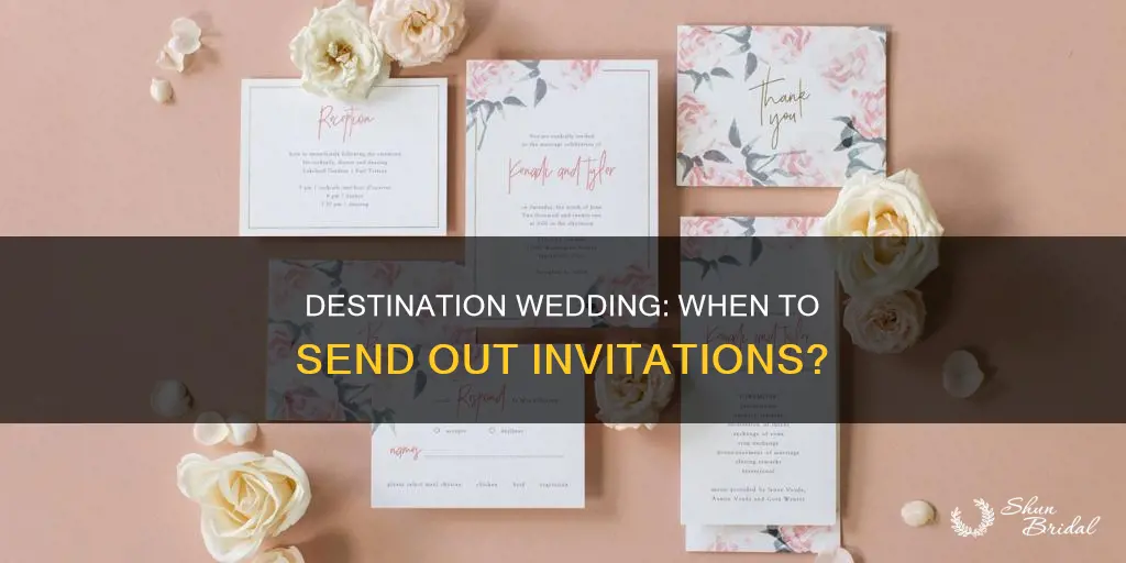 when do you send invites for a destination wedding