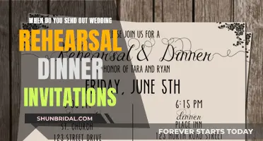 Planning a Wedding Rehearsal Dinner: When to Send Invites