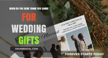 Perfect Timing: When to Send Wedding Gift Thank You Cards
