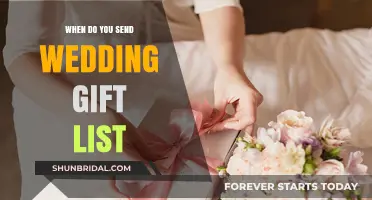 Perfect Timing: When to Share Your Wedding Gift List with Guests