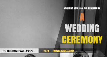 When to Sign the Wedding Register: A Ceremony Guide