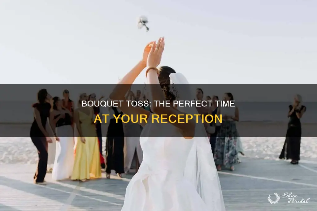 when do you throw the bouquet at wedding reception