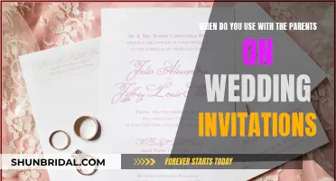 Wedding Invitation Etiquette: When to Include Parents' Names