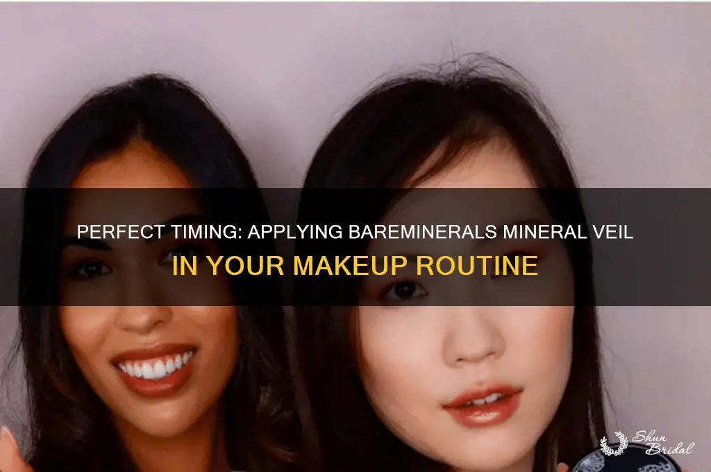 when does bareminerals mineral veil go on