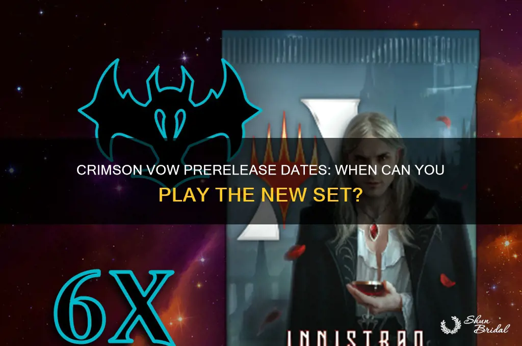 when does crimson vow prerelease