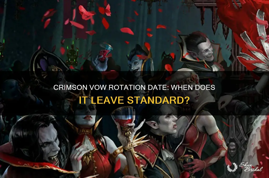 when does crimson vow rotate out
