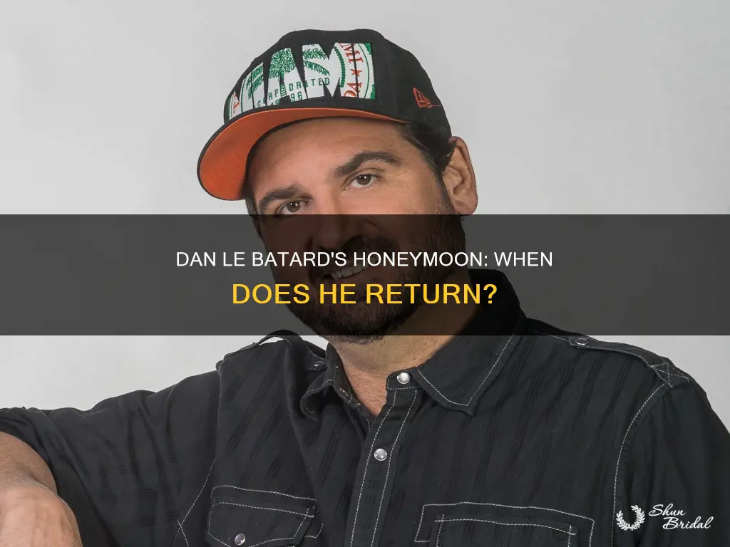 when does dan le batard return from honeymoon