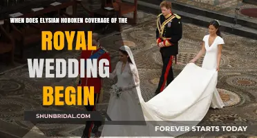 Elysian Hoboken's Royal Wedding Coverage Start Time Revealed