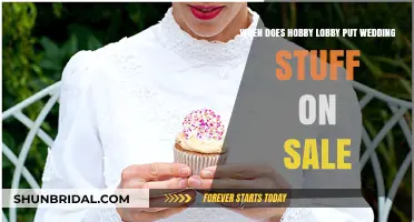 Wedding Sales at Hobby Lobby: When to Shop