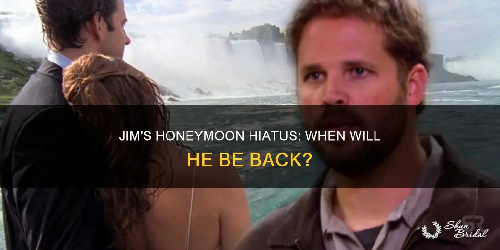 when does jim get back from his honeymoon