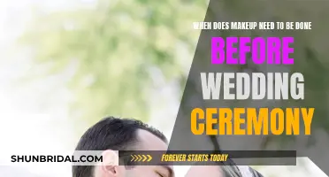 Makeup Timings for Your Wedding Day