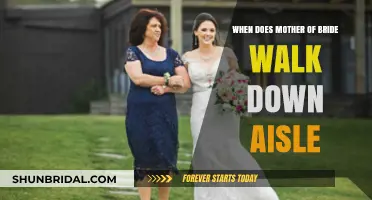 Aisle Timing: When Does the Mother of the Bride Make Her Entrance?